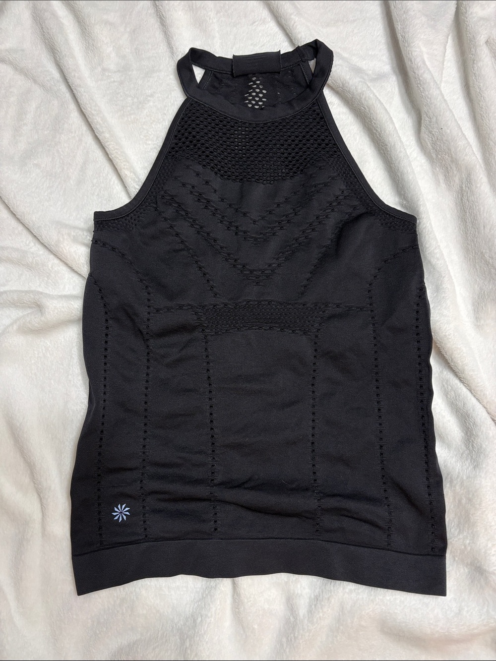 Athleta Black High-Neck Performance Tank